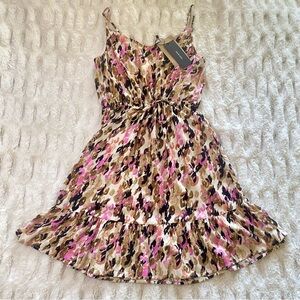 NWT Vero Moda Women's Summer Dress Ruffled Hem Tie Waist Size XS